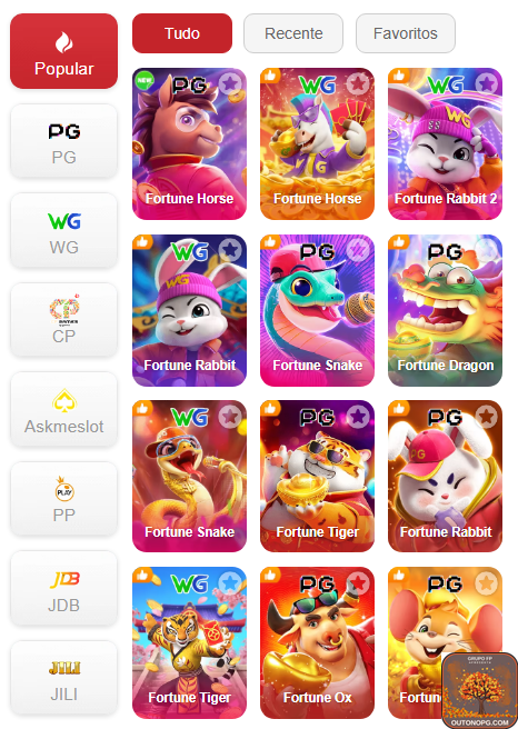 Experiência de Jogos outonopg.com